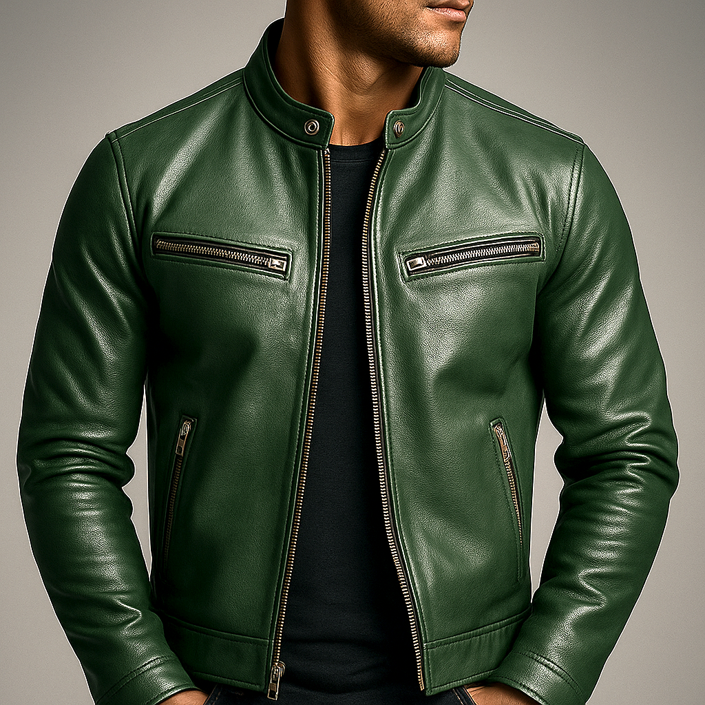 AVANOAH | CLASSIC BIKER JACKET FOR MEN