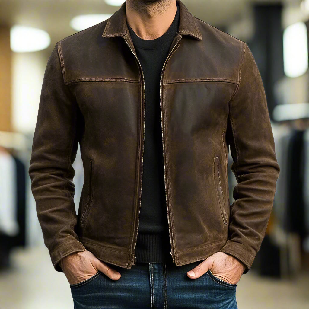 AVANOAH | REFINED ZIPPERED JACKET FOR MEN