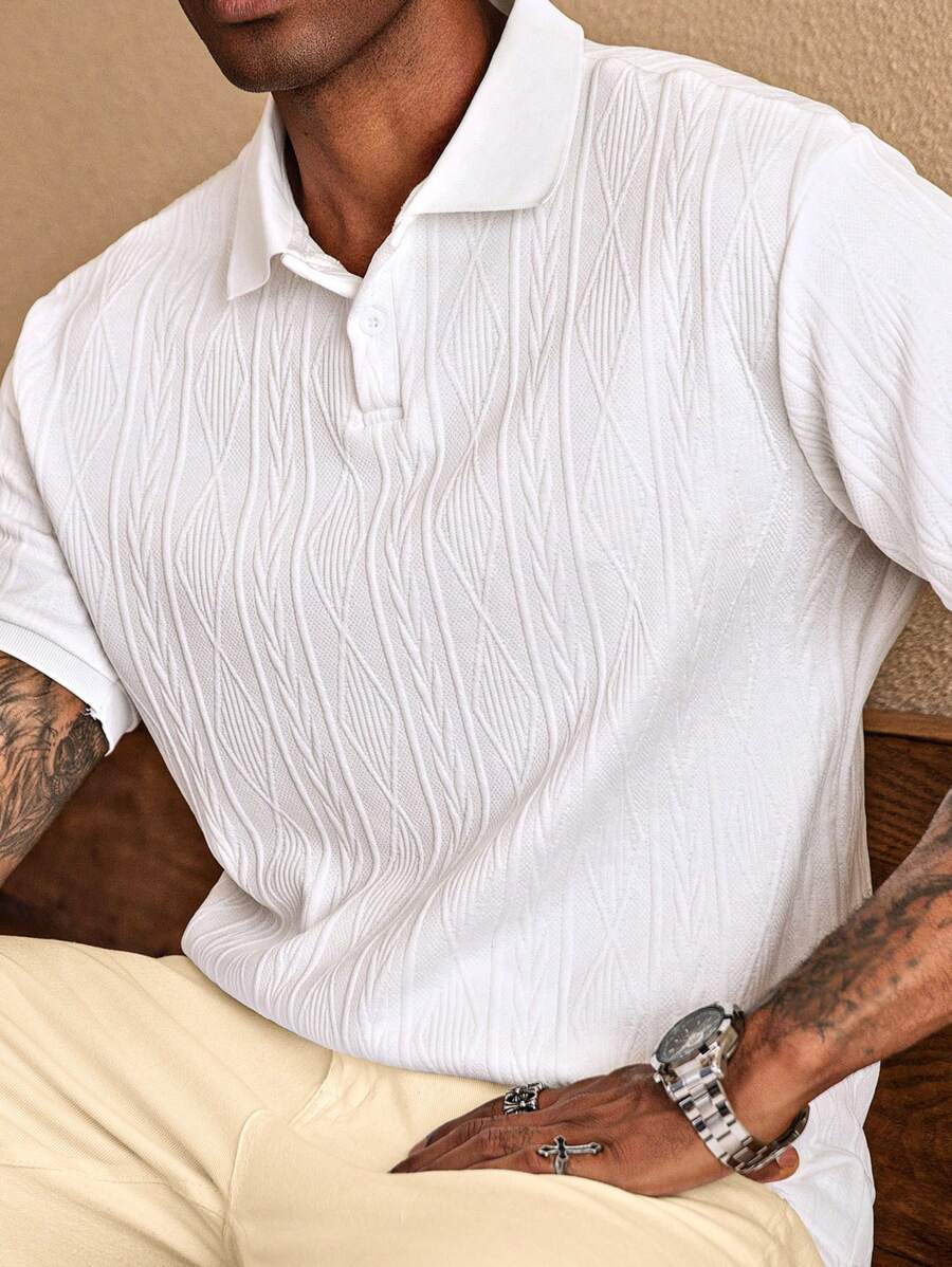 AVANOAH | CASUAL SUMMER POLO WITH BUTTONS