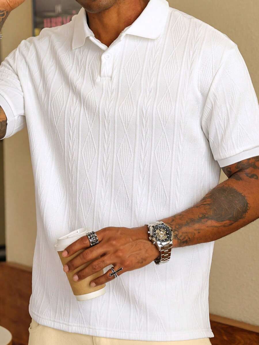 AVANOAH | CASUAL SUMMER POLO WITH BUTTONS