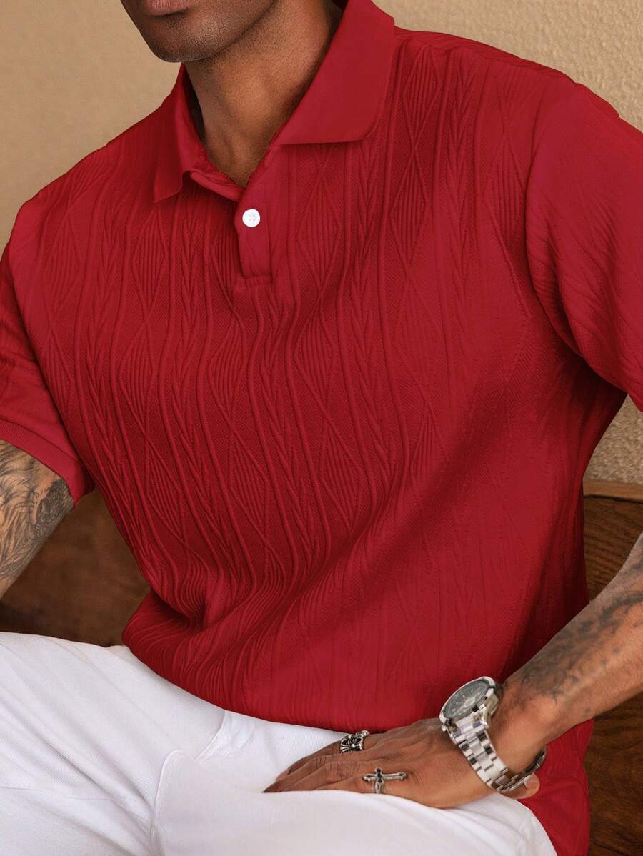 AVANOAH | CASUAL SUMMER POLO WITH BUTTONS