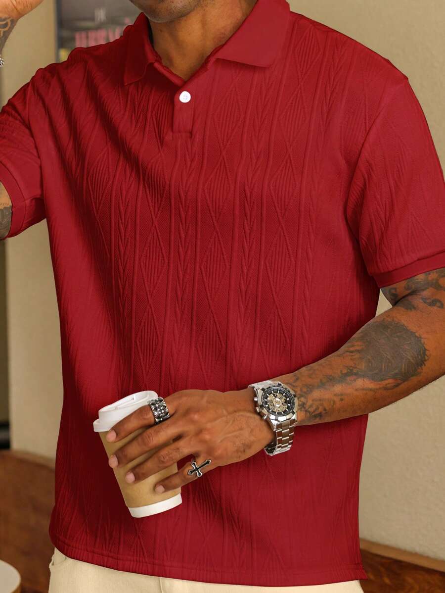 AVANOAH | CASUAL SUMMER POLO WITH BUTTONS