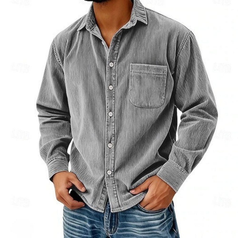 AVANOAH | CORDUROY BUTTONED SHIRT FOR MEN