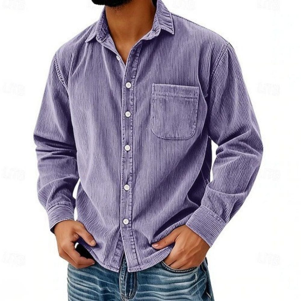 AVANOAH | CORDUROY BUTTONED SHIRT FOR MEN