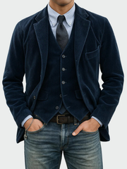 AVANOAH | REFINED CORDUROY BLAZER SUIT FOR MEN