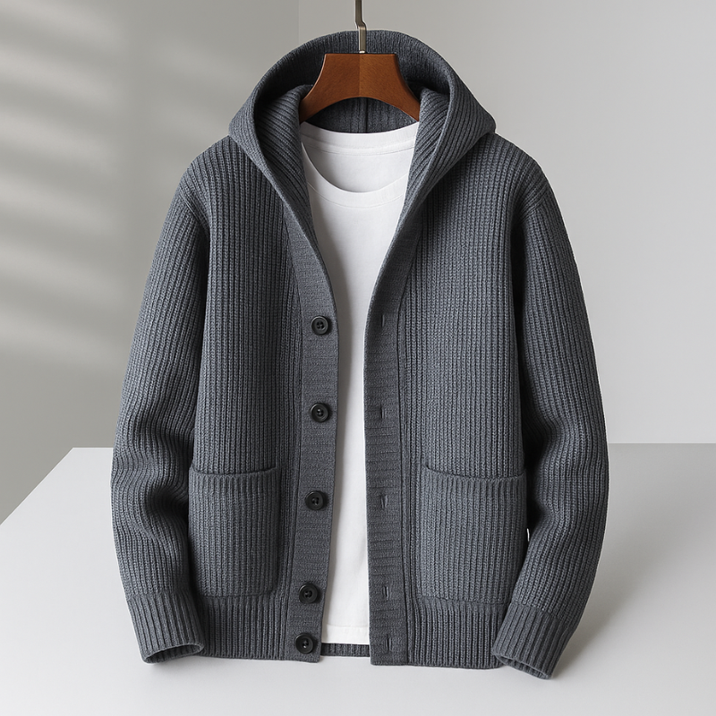 AVANOAH | HOODED CARDIGAN FOR MEN