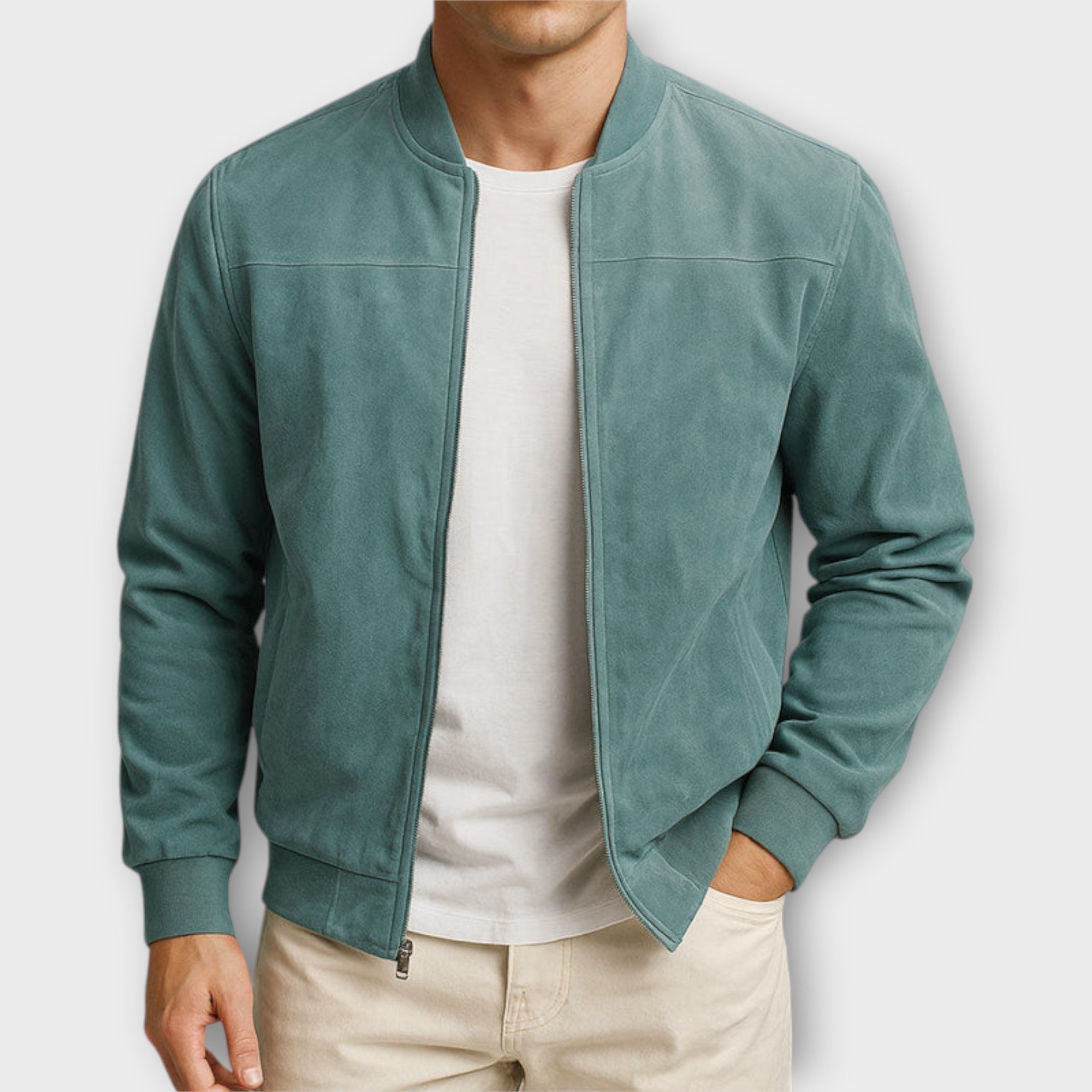 AVANOAH | MENS SUEDE BOMBER JACKET