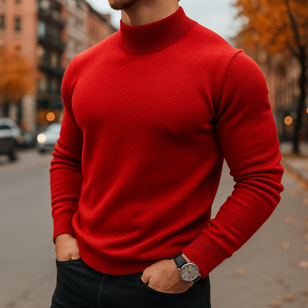 AVANOAH | HALF-COLLAR SWEATER FOR MEN