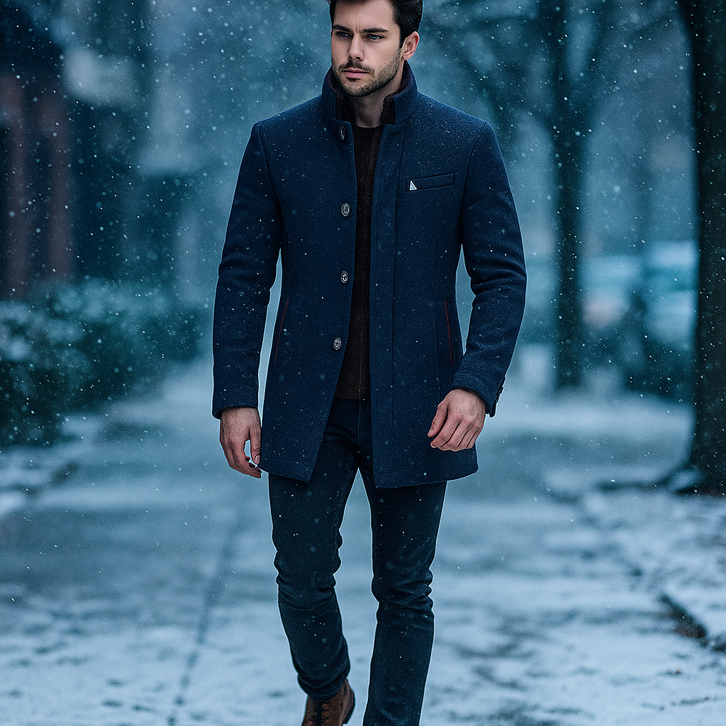 AVANOAH | WOOL BLEND COAT FOR MEN
