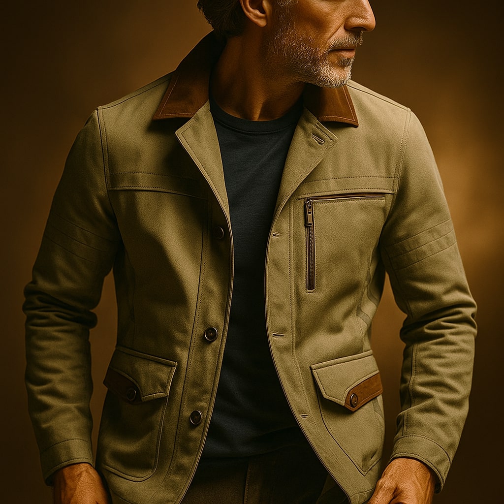 AVANOAH | TWILL FIELD JACKET FOR MEN