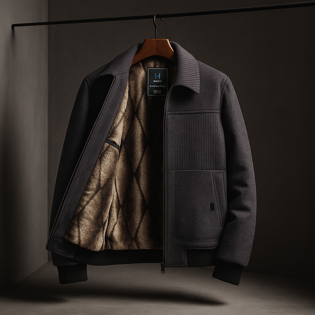 AVANOAH | TEXTURED ZIP-UP JACKET FOR MEN