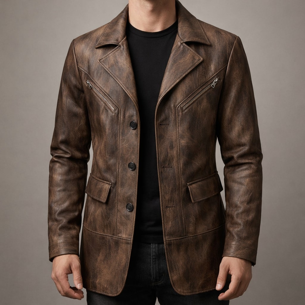 AVANOAH | STRUCTURED PANEL JACKET FOR MEN