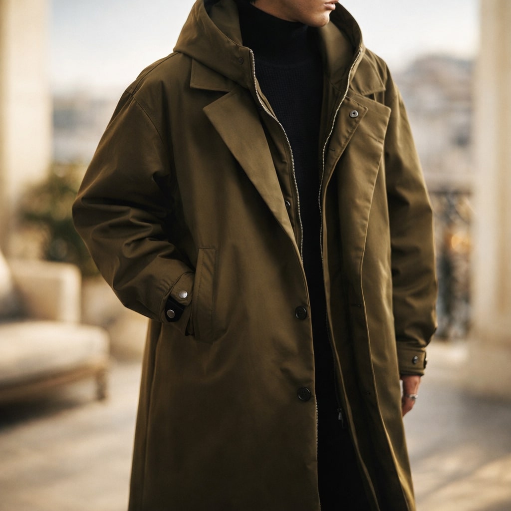 AVANOAH | LONG OVERCOAT FOR MEN