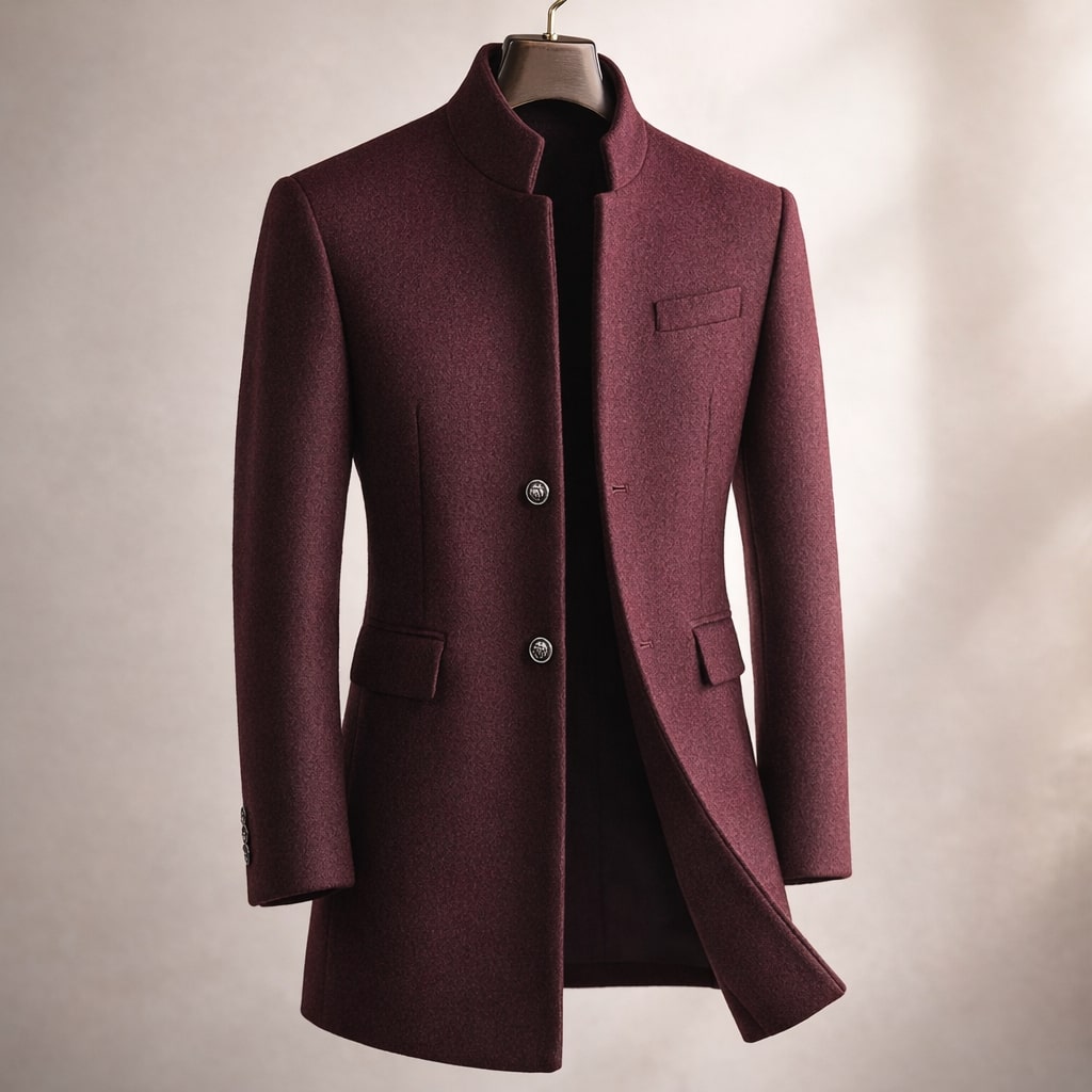 AVANOAH | HIGH COLLAR COAT FOR MEN
