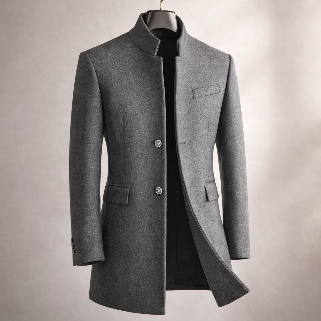 AVANOAH | HIGH COLLAR COAT FOR MEN