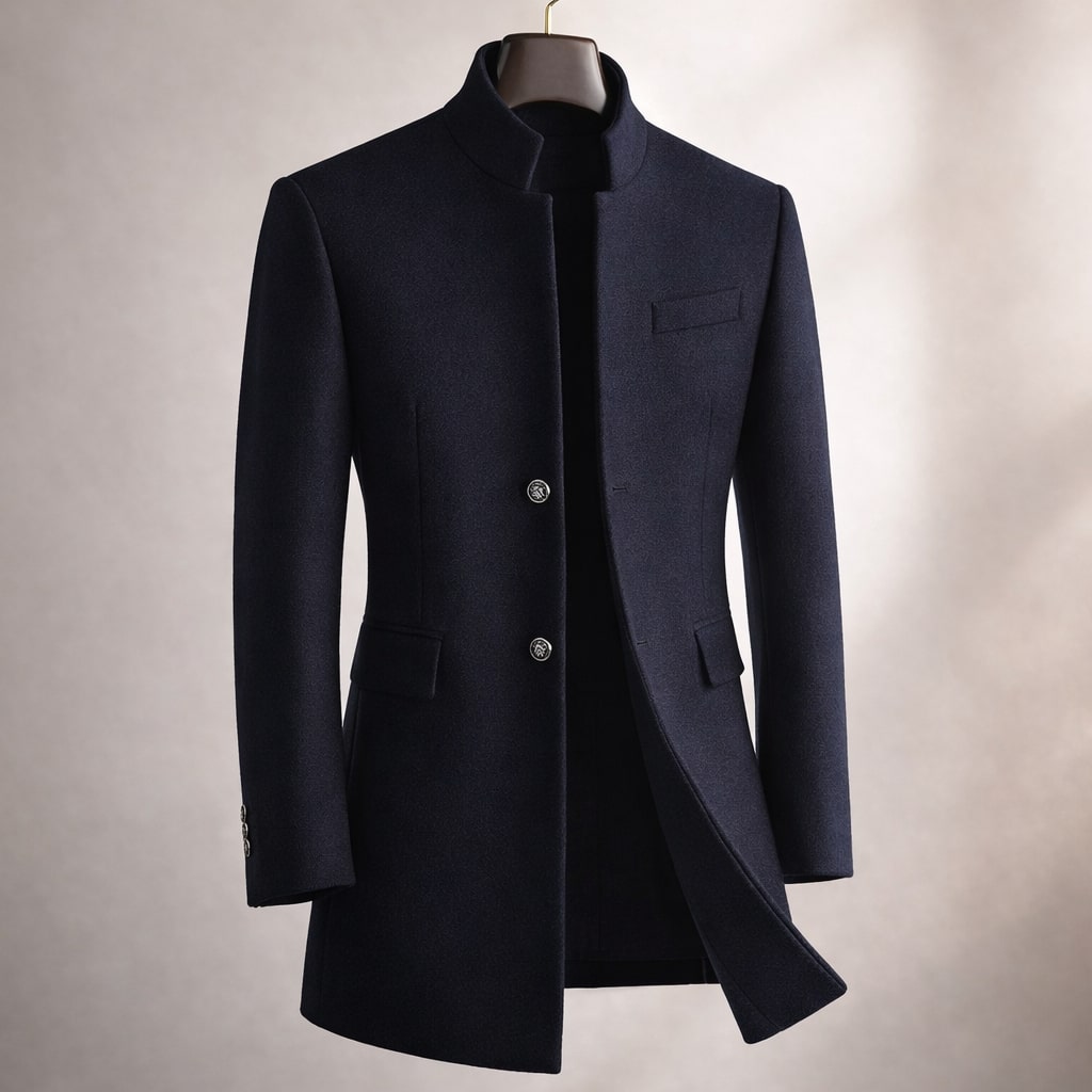 AVANOAH | HIGH COLLAR COAT FOR MEN