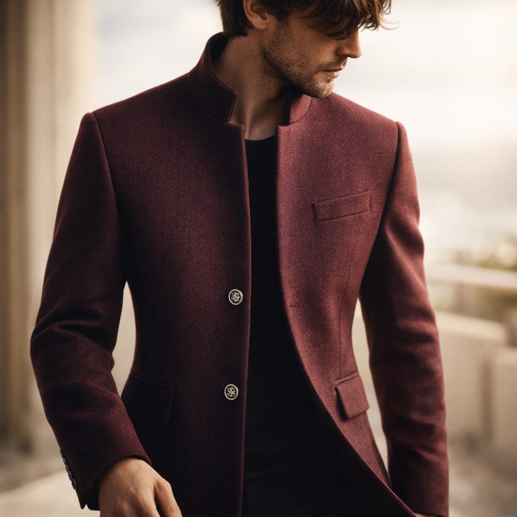 AVANOAH | HIGH COLLAR COAT FOR MEN