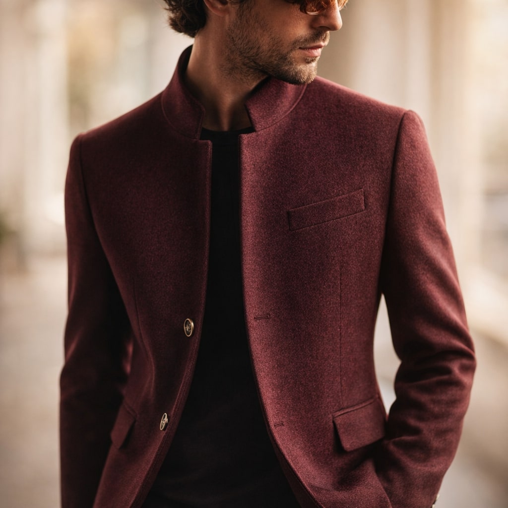 AVANOAH | HIGH COLLAR COAT FOR MEN