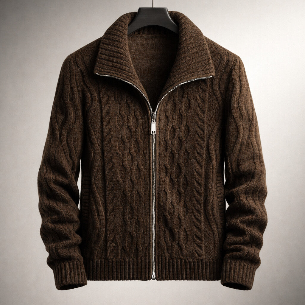 AVANOAH | CLASSIC ZIPPERED CARDIGAN FOR MEN