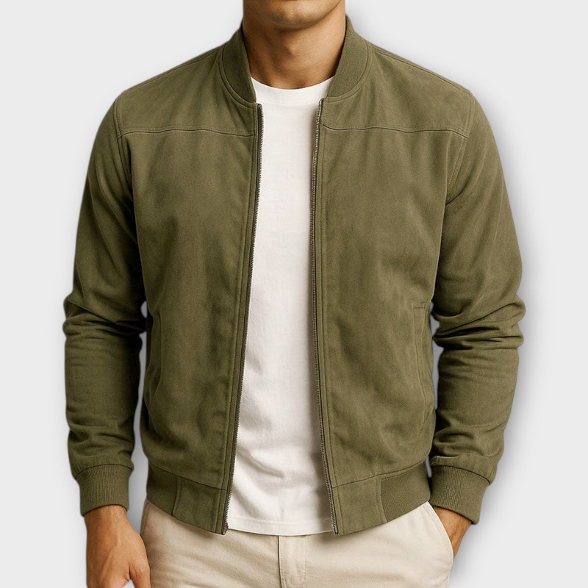 AVANOAH | MENS SUEDE BOMBER JACKET