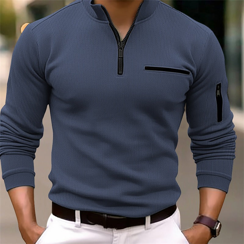 AVANOAH | LONG SLEEVE SHIRT WITH ZIP