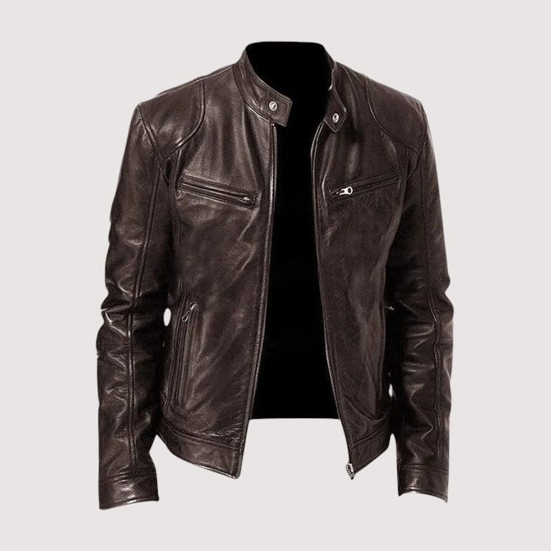 AVANOAH | ELEGANT LEATHER JACKET FOR MEN