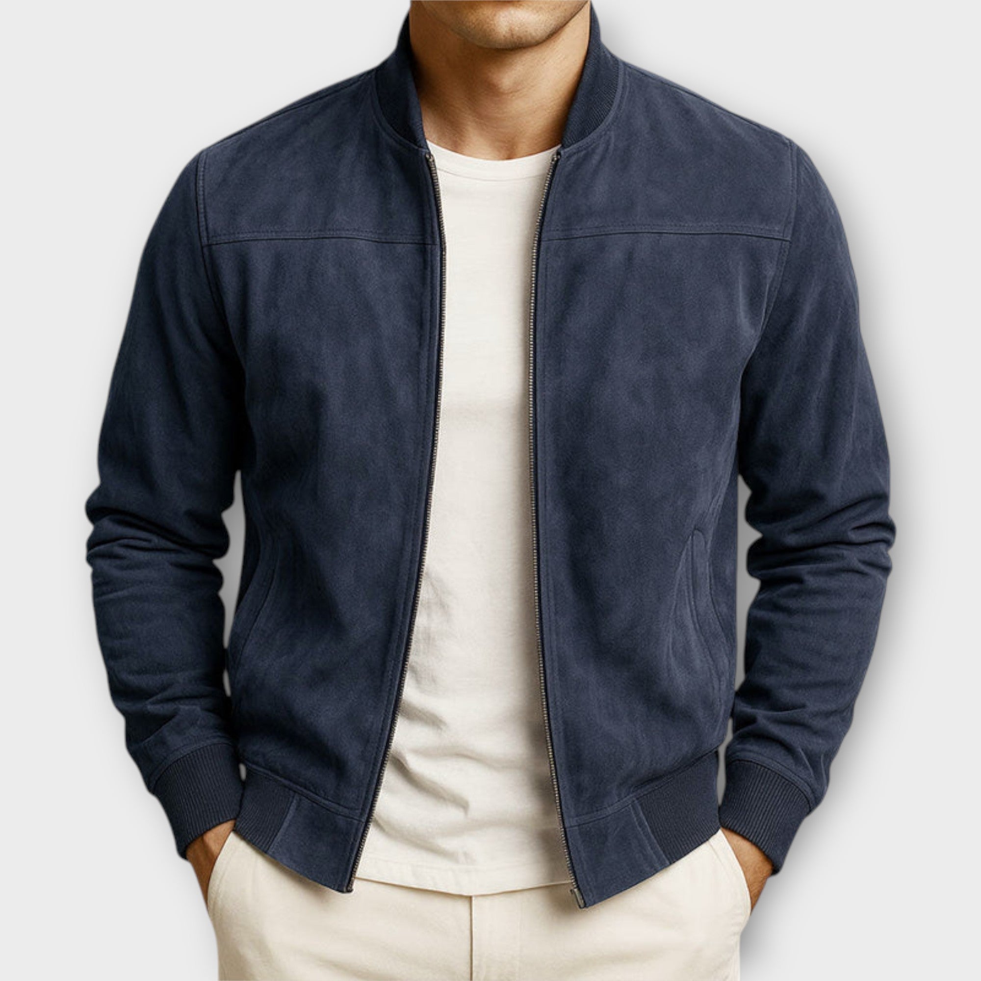 AVANOAH | MENS SUEDE BOMBER JACKET