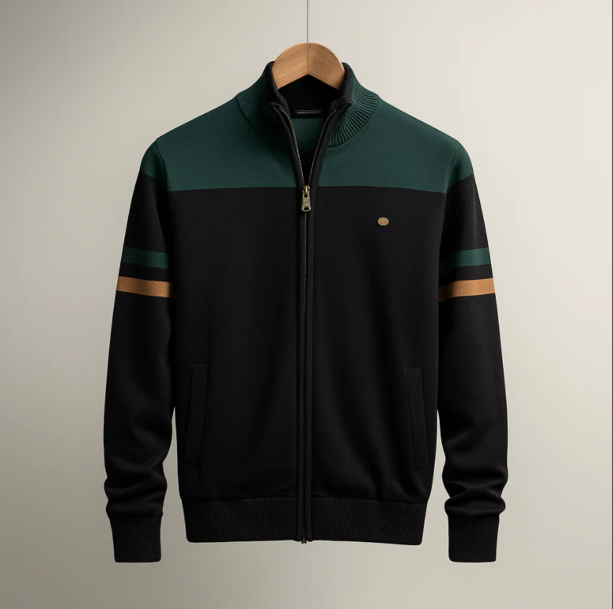 AVANOAH | COLORBLOCK HOODIE WITH ZIP FOR MEN