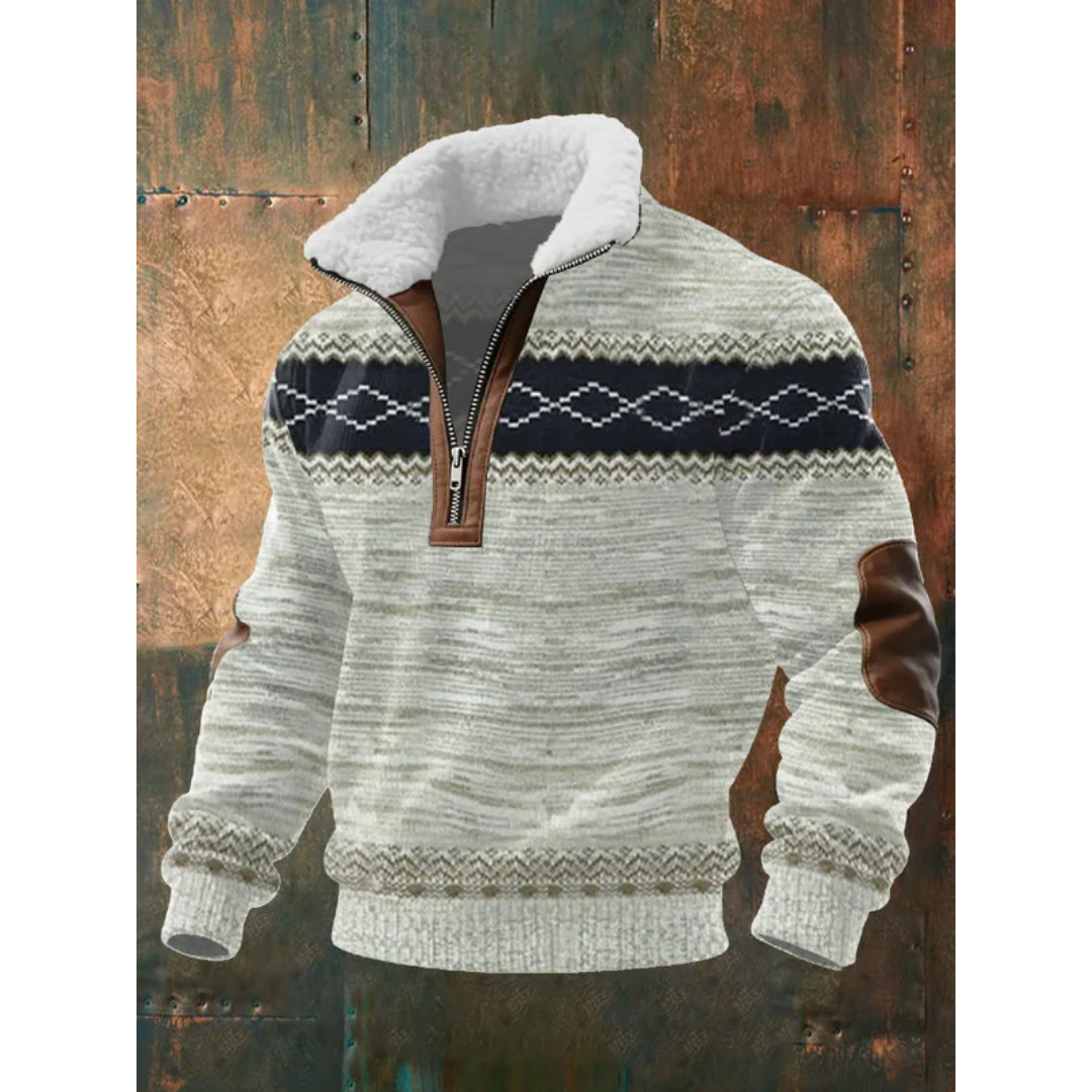 AVANOAH | HIGH COLLAR FLEECE SWEATER