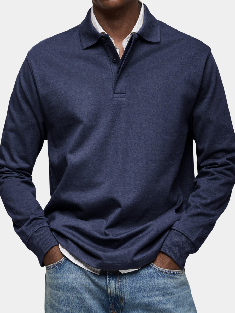 AVANOAH | LUXURY LONG-SLEEVED POLO