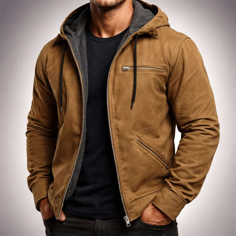 AVANOAH | CANVAS HOODIE JACKET FOR MEN