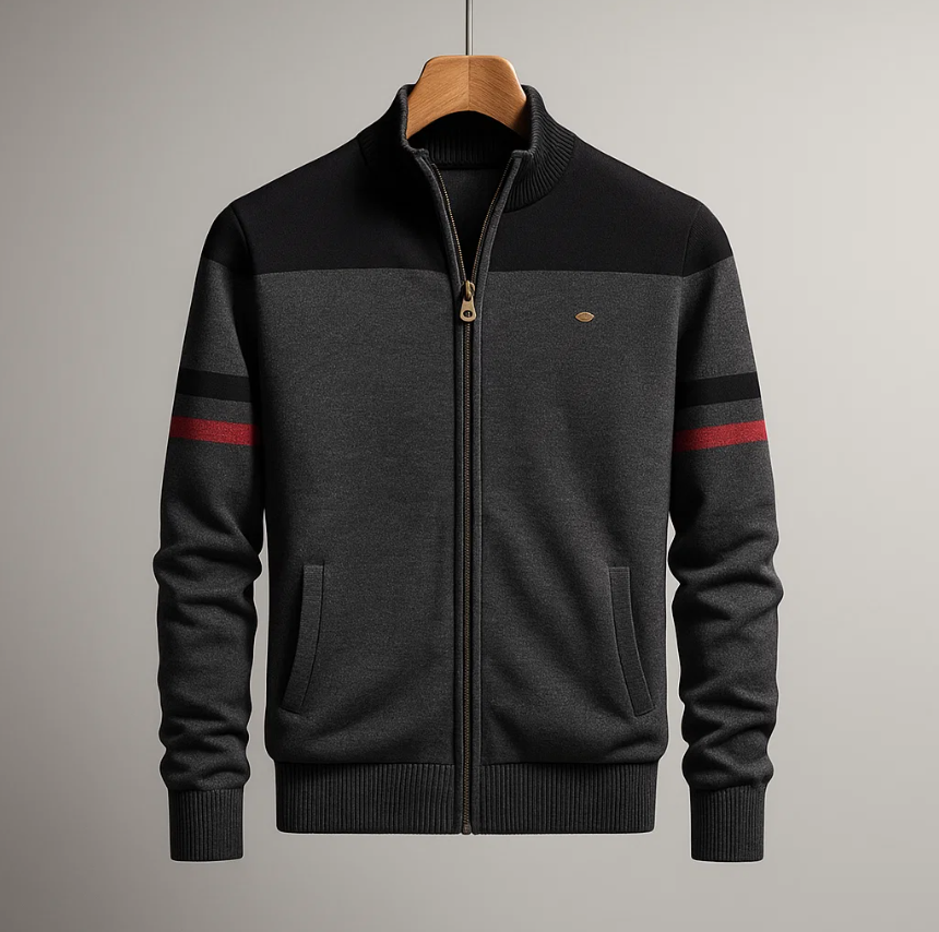 AVANOAH | COLORBLOCK HOODIE WITH ZIP FOR MEN