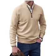 AVANOAH | ZIPPERED KNIT PULLOVER FOR MEN