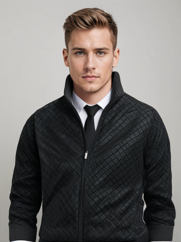 AVANOAH | ZIP-UP CARDIGAN FOR MEN