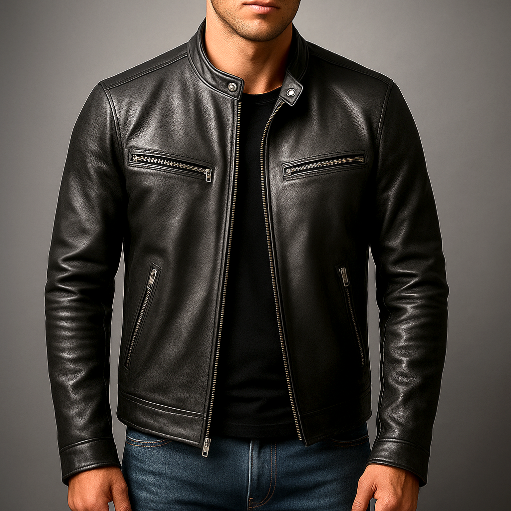 AVANOAH | CLASSIC BIKER JACKET FOR MEN