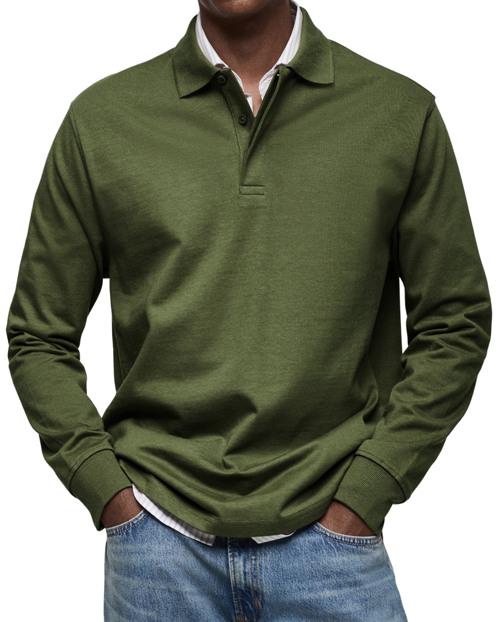 AVANOAH | LUXURY LONG-SLEEVED POLO