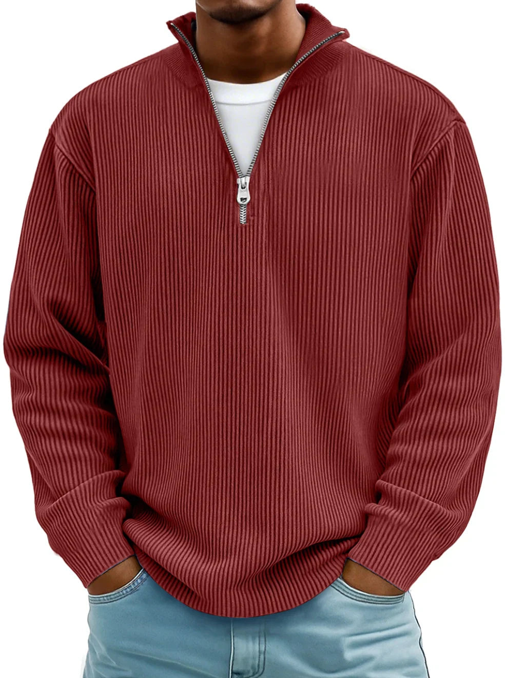AVANOAH | TRENDY MEN'S HALF ZIP SWEATER