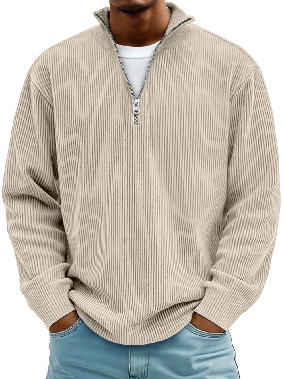 AVANOAH | TRENDY MEN'S HALF ZIP SWEATER