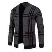AVANOAH | CHECKERED KNIT CARDIGAN FOR MEN