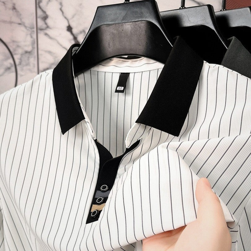 AVANOAH | REFINED STRIPED POLO