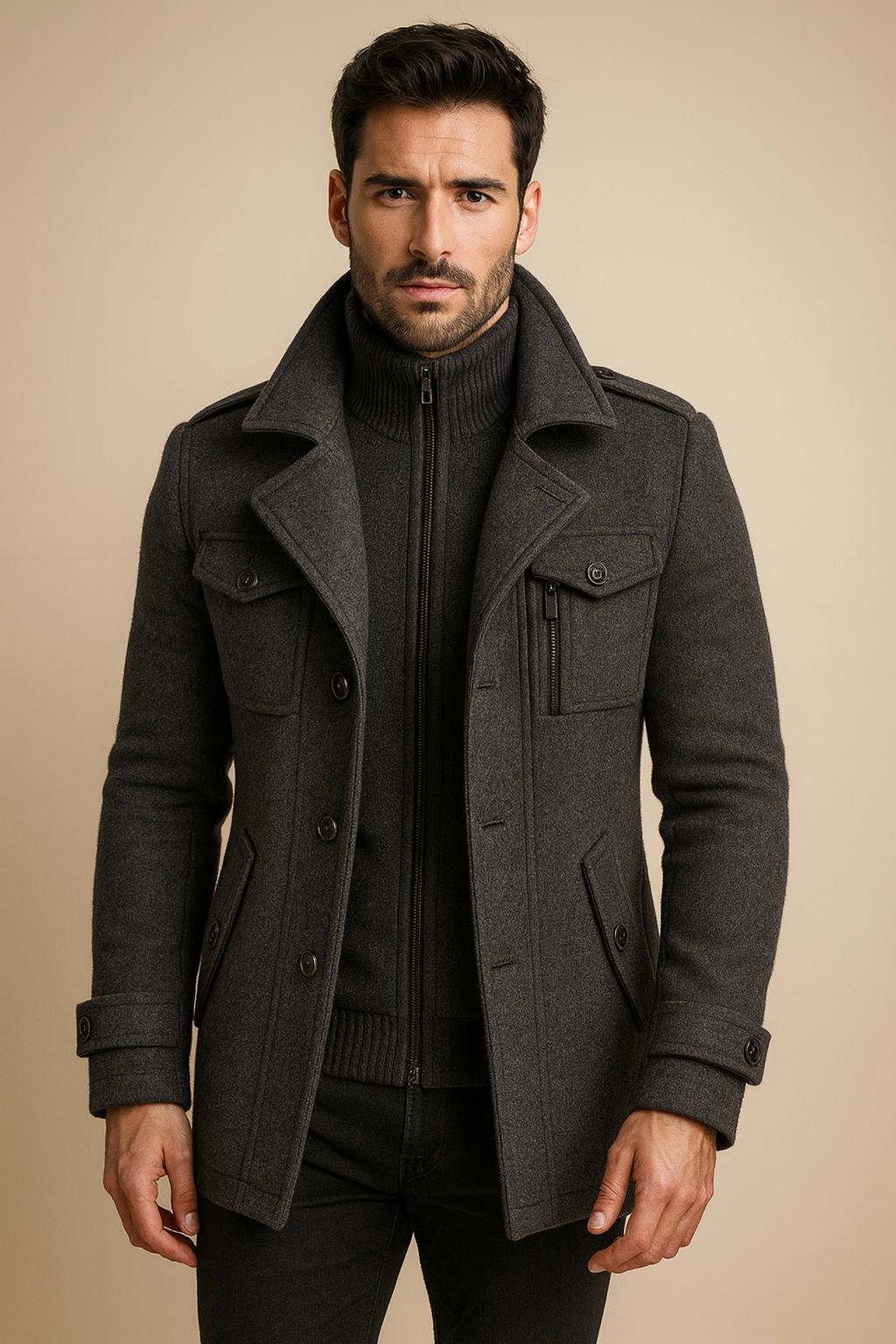 AVANOAH | LONG WINTER COAT FOR MEN