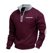AVANOAH | FLEECE PULLOVER WITH HALF ZIP FOR MEN