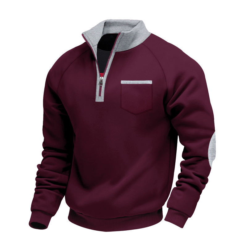 AVANOAH | FLEECE PULLOVER WITH HALF ZIP FOR MEN