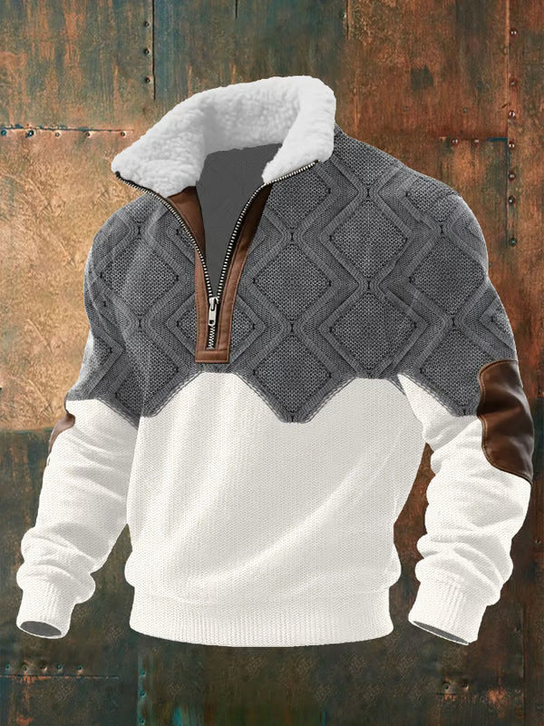 AVANOAH | HIGH COLLAR FLEECE SWEATER