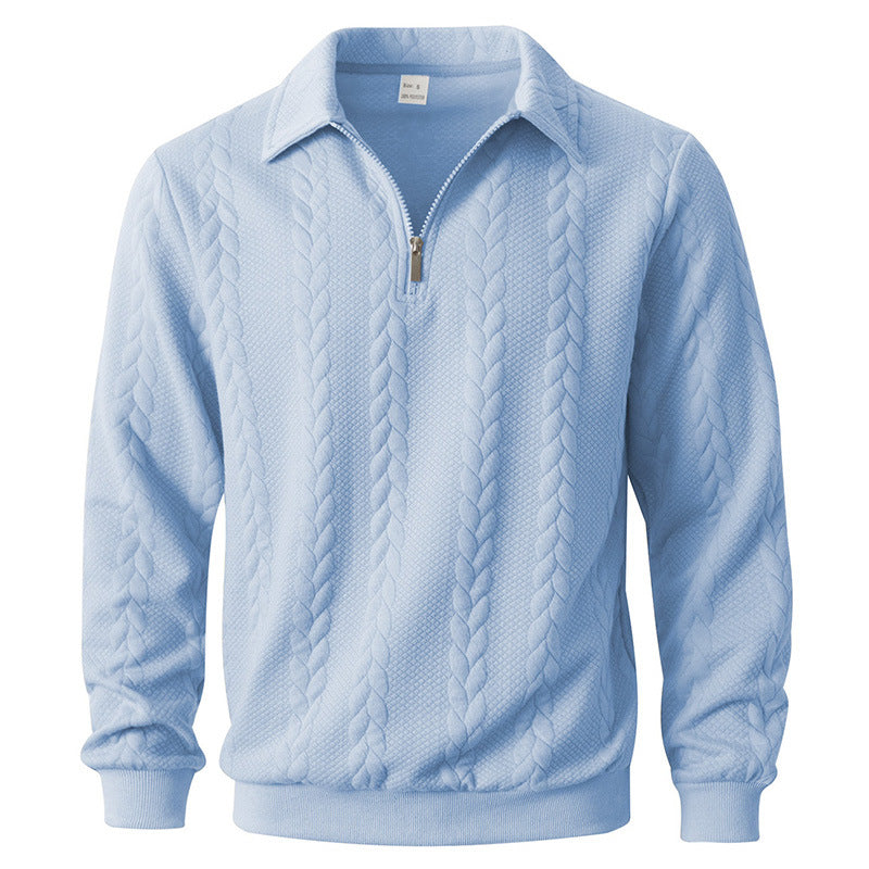 AVANOAH | ELEGANT HALF-ZIP POLO FOR MEN