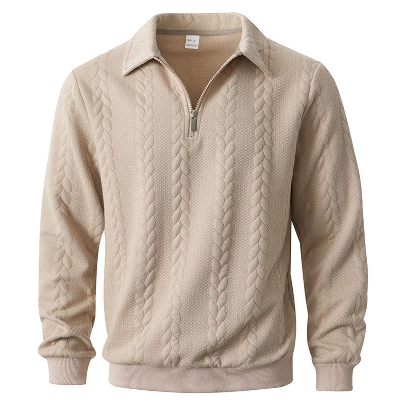 AVANOAH | ELEGANT HALF-ZIP POLO FOR MEN
