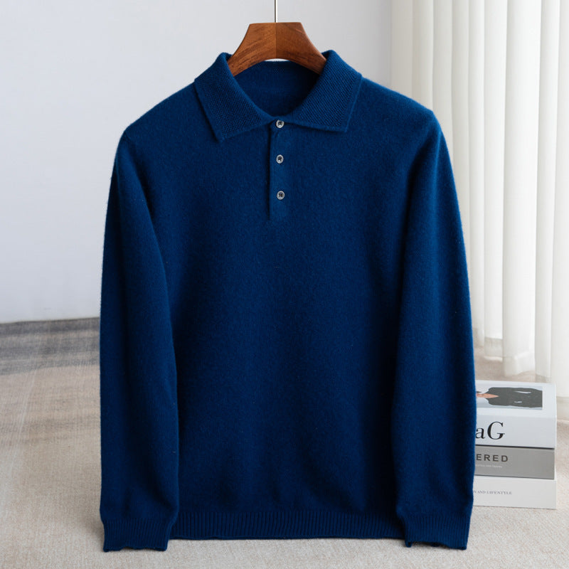 AVANOAH | CLASSIC MEN'S POLO SWEATER (premium wool)