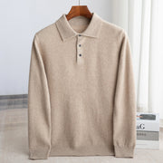 AVANOAH | CLASSIC MEN'S POLO SWEATER (premium wool)