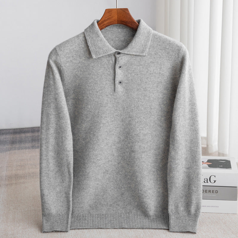 AVANOAH | CLASSIC MEN'S POLO SWEATER (premium wool)