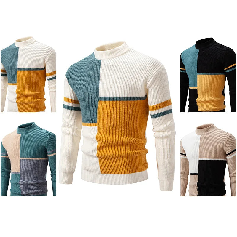 AVANOAH | COLORED KNIT SWEATER FOR MEN